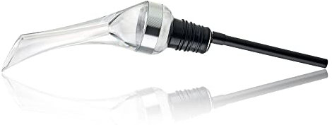 Qpractiko - Aeratore per Vino Tucan | Elegante e Resistente | Ossigena e Potenzia Aromi | Facile da Pulire | Ideale per Amanti del Vino | Compatto e Leggero, Vetro, Acrilico