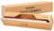 Libreshine Long Foil and Plastic Wrap Organizer with Cutter, Holder for 15 Inch Parchment Paper Roll, Bamboo Wall Mount Kitchen Wrap Dispenser