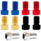 Clyhon 10pcs Presta a Schrader Adaptador de válvula de Bicicleta, aleación de Aluminio Adaptador convertidor de válvula de Bicicleta