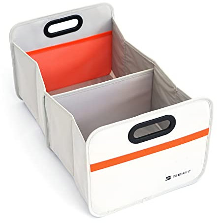 Seat OKD105551219 Folding Box Boot Box Shopping Basket Bag Folding Box Transport Box Grey/Orange