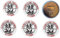 5 Magnet-Flaschenöffner Freiwillige Feuerwehr personalisierbarer Kühlschrankmagnet Geschenk Jubiläum (Feuerwehr 5-er Set)