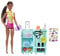 Barbie Dolls & Accessories, Marine Biologist Doll (Brunette) & Mobile Lab Playset with 10+ Pieces, Case Opens for Storage & Travel