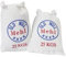 PAINT IT EASY NEU Miniatur Mehlsack, 2 Stück aus Textil mit Druck, ca. 4,5 cm