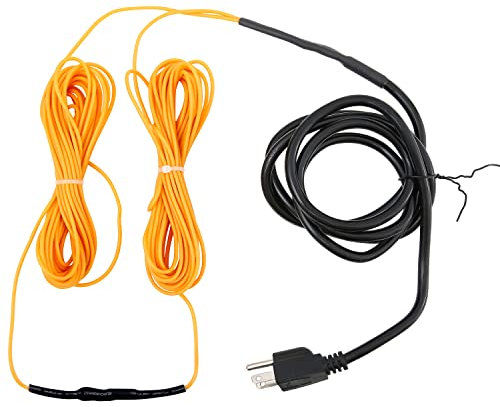 ANSIKE Soil Heating Cable 25 Ft Electric Soil Warming Cable Greenhouse Plant Soil Heater Cable Keep Soil Warm for Soil, Garden, Cold Frame