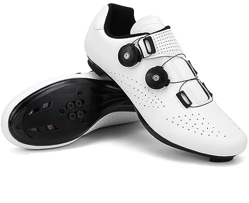 Hixingo Fahrradschuhe Herren MTB Radsportschuhe Rennradschuh Mountainbike Schuhe Sneaker Atmungsaktive Indoor Outdoor-Radschuhe Fahrrad Schuhe, SPD/SPD-SL Kompatibles