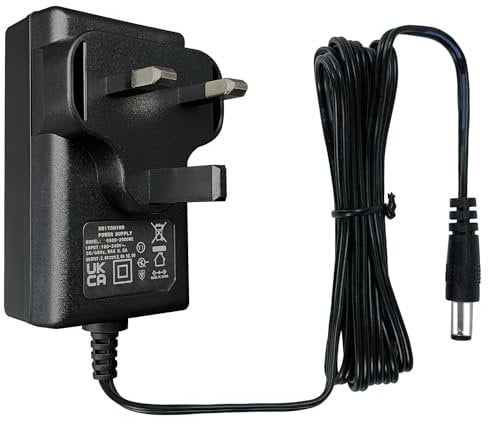 5V 2A 10W 1.8M Long Power Supply Adapter, AC DC Switching Adapter (Input 100-240V, Output 5Volt 2Amp 2000mA), DC 5V 5.5x2.1mm Wall Mount Transformer Charger Plug, UKCA Listed