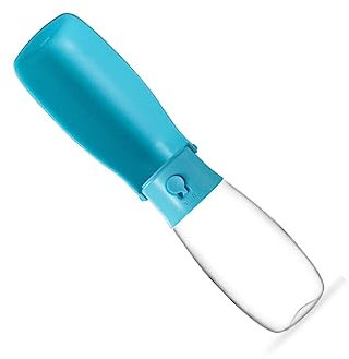 AUklOPVZZ Botella de agua para perros, taza plegable para cachorros, cuenco portátil para perros y gatos, contenedor de comida, dispensador impermeable, suministros de viaje para mascotas, Verde