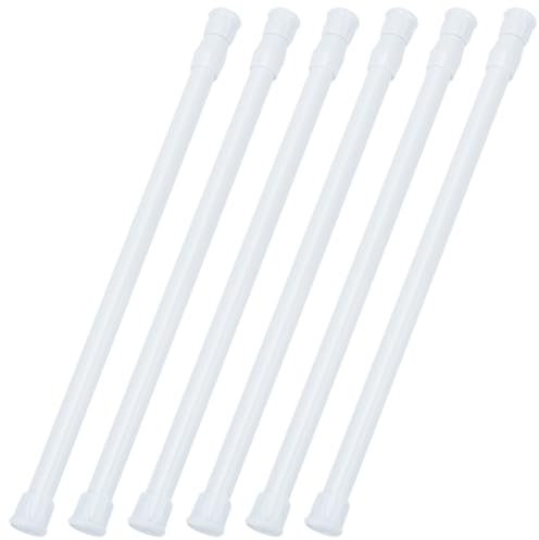 WEBEEDY 6 PCS Sliding Window Security Bar 30-50 CM Adjustable Locking Window Safety Bar Window Locks Security up and Down Window Bars Security Extendable for Home Door Bathroom