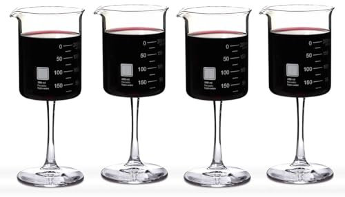 Periodic Tableware Beaker Wine Glass (Set of 4)