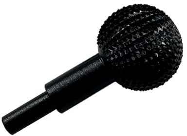 Fraise rotative sphérique, outil de façonnage du bois noir, fraise sphérique de 10 mm, fraise rotative pour le travail du bois pour rainurage, gravure et meulage