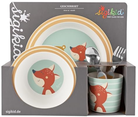 Geschirr-Geschenk-Set Fuchs, 5 tlg. r PET Kindergeschirr