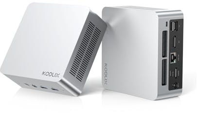 KODLIX Mini PC GD90, Core i9-12900HK(14C/20T, up to 5.0GHz), Mini Desktop PC 32GB DDR4 1TB SSD, HDMI/USB-C/DP, Wi-Fi6E, Bluetooth 5.2, RJ45 2.5 LAN, Triple 4K Display