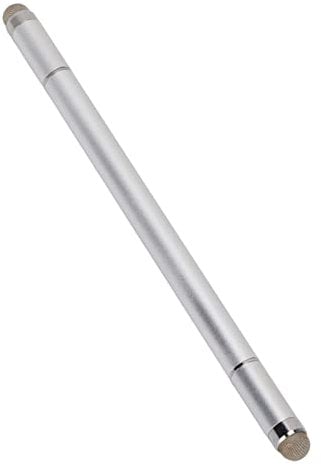 Stylus Pen,2 in 1 High Accuracy Quick Response Screen Pen with Protective Cover, Digital Stylus Phone Stylus for Mobile Phones Tablets Notepad (Silver)