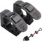Quick-Release Clamp Mount,Rubber Clamp Grip,2Pcs Non-Slip Universal Strong Load TUV ATV Van Trucks Quick Grip Clamps for Shovel Axe - 1.18-1.57in Diameter