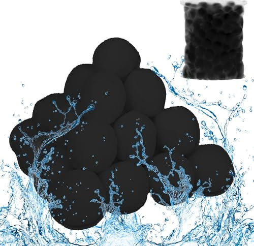SUBTLETY Bolas de filtro para sistemas de filtro de arena, bolas de filtro de 700 g, pueden reemplazar 25 kg de arena de filtro, bolas de filtro para limpieza de piscinas, bomba de filtro de acuario,