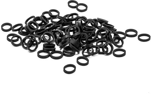 KINETICS LINE Gummi Flachdichtung 3/8 Zoll Spezial (14.5 x 12 x 3 mm) 100 Stück Sanitär, Klima, Lüftung, Rohrleitungs und Garten (von -40°C bis 110°C)