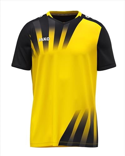 JAKO Unisex Kinder Trikot Vintage, Kurzarm, gelb/schwarz, 152