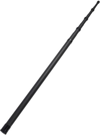 5m/16,4 Fuß Unsichtbarer Selfie -Stick, 9 Abschnitt Kohlefaser Erweiterter Super -Long -Pol für X4 X3 X2, Dual 1/4 Zoll Schraube Grenzfläche