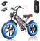 JANSNO Electric Bikes for Adults with 65Nm Motor, 48V/14Ah New upgraded battery and Dual Shock Absorber, 20 x 4.0 All-terrain wide tire Electric Bicycle, Multiple performance modes can be unlocked