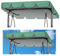 Pmueuff Hollywoodschaukel Dachbezug, 210 x 145 cm Dach für Hollywoodschaukel 3 Sitzer Wasserdicht Universal Ersatzdach Gartenschaukel 2-3 Sitzer UV-Schutz Ersatzdach für Hollywoodschaukel