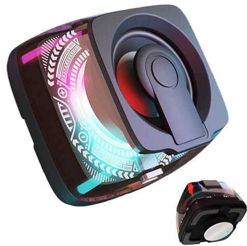 Jubilofex Magnetlautsprecher, Magnetlautsprecher - Multifunktionaler Lautsprecher | Magnet Wireless tragbarer Musik Player RGB Farbfarbe Light Phone Halter Stereo -Sound für Dusche Beach Badezimmer
