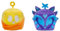 DEJIN Anime Box Stuffed Animal Pillow, Anime Fruits Plush Toy,Fruit Plush Doll Cute Fruits Stuffed Figure Doll,For Kids Birthday Gifts Bedroom Decoration for TV Fans (orange+purple)