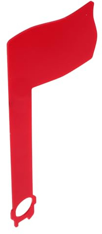 WOFASHPURET Briefkasten Minimalistisches Design mit Drehbarer Roter Flagge Acryl Moderner Langlebiges Briefkastenzubehör für Zuhause Büro und Klassenzimmer