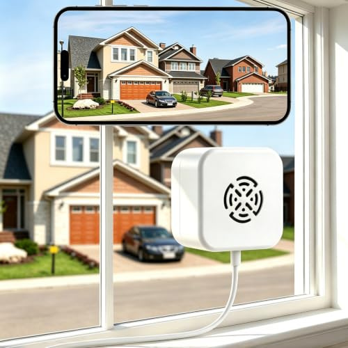 CEMANTA 3MP Fensterkamera Überwachungskamera Innen 5G/2,4GHz WLAN | Kostenlosem Cloud-Speicherr & 24/7 Aufnahme, Farb-Nachtsicht, KI Bewegungserkennung, Kamera für Haussicherheit/Haustiere