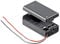 Battery Holder, 1x 9 volt block Closed Housing Version with switch