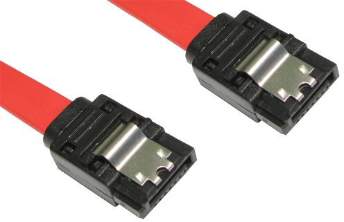 kenable LOCKING Straight SATA Plug to Straight SATA Plug Cable Lead 45cm [0.45m]