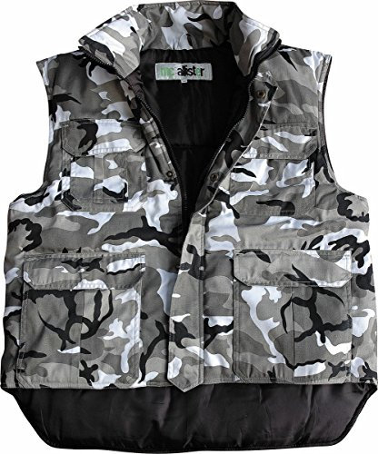 mc Allister Ranger Arbeits Weste Stepp Outdoor Camouflage Citytarn Gr.S