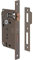 AGB Schloss Patent bronziert Platte Gegenplatte Rett. 8/70 mm. 45