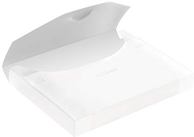 PP-Sammelbox, für DIN A4, aus stabilem Polypropylen, mit integriertem Verschluss, Füllhöhe 40 mm, Transparent, Verpackungseinheit: 1 P/5