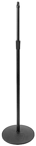 On-Stage Heavy Duty Low Profile Mic Stand with 12” Base