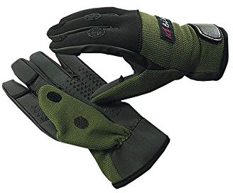 Neopren Angel Handschuhe Winterhandschuhe Angelhandschuhe Outdoor Jagd Handschuh (L)