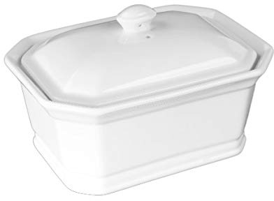 Holst Porzellan TS 070 Zierdose, weiß, 17 x 12.5 x 10.5 cm | Terinnen & Pastetenform