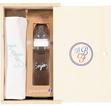 Le Biberon Français Bavoir Enjoy + BIB 360 ml + boite