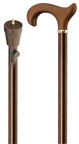 Designer Gehstock Gehhilfe Derbystock SPIKE PLUS Soft-Ergonomic