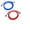 FindASpare Universal Long Washing Machine/Dishwasher Cold & Hot Inlet Fill Pipe Hose 2.5m Red/Blue