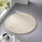 Taracarpet Teppich Kurzflor weicher Designer Uni Bodenbelag Madrid fürs Wohnzimmer, Kinderzimmer, Schlafzimmer und die Küche geeignet Creme Weiss 120cm rund