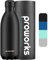 Proworks Edelstahl Trinkflasche | 24 Std. Kalt und 12 Std. Heiß - Premium Vakuum Wasserflasche - Isolierflasche für Sport, Laufen, Fahrrad, Yoga, Wandern und Camping - 1.5 Liter - Ganz Schwarz