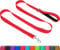 Taglory Dog Leads for Small Medium Dogs | Double Sided Reflective | Soft Neoprene Padded Handle | 2 cm Wide by 180 cm Long | Red