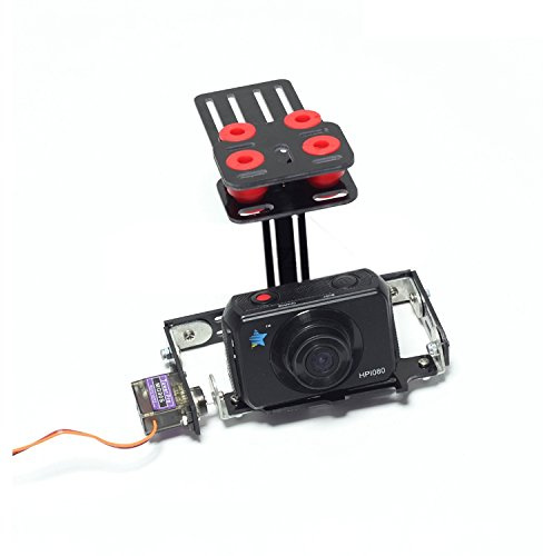 VIDOO FPV Einachskamera Gimbal mit Servo Unterstützung Multi Kamera für F450 RC Drohne