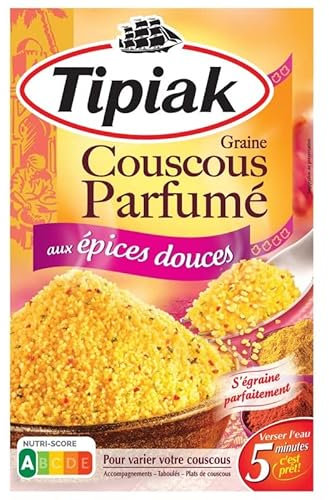 TIPIAK - Couscous Aux Épices Douces 500G - Lot De 4