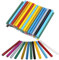 THETHO 120 PCS Colle Thermofusible Couleur Bâton de Colle Chaude 7mm x 100mm pour Pistolet à Colle Chaude Tige Thermofusible pour Décoration Créative Ecriture Sceau Réparation Bricolage