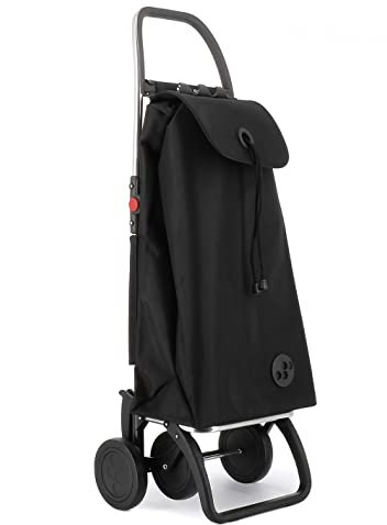 Klappbarer Einkaufstrolley Rolser I-Max MF 4 Räder - Schwarz