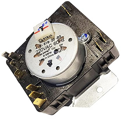 Endurance Pro Temporizador de secadora compatible con Whirlpool W10185982 1546812, AP6016541, AH2352169 EA2352169 PS2352169