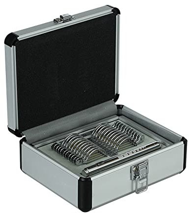 KUUY Progressive Multifocal Lens Fitting, Professional Try-On Inspection Optometry Insert Box Optometry Case Myopia Optometry Plate