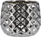 KOTARBAU® Pot de fleurs, en céramique, diamètre : 13 cm, pour fleurs, plantes, argenté