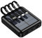 Batterie solaire légère 20 000 mAh, chargeur solaire haute capacité avec 4 entrées et 2 sorties USB, indicateur LED étanche pour iPhone, tablettes, chargeur solaire d'extérieur (noir)
